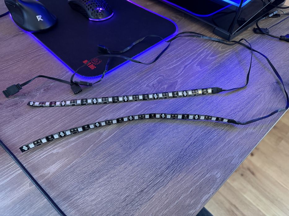 Paski led rgb silentium pc 2 sztuki