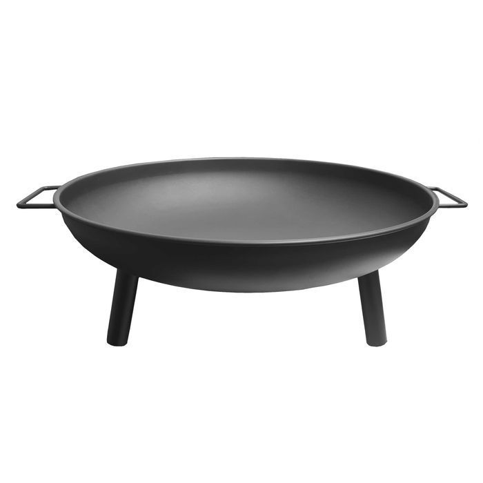 Palenisko OGRODOWE 60 cm pod grill kociołek ognisko stalowe czarne