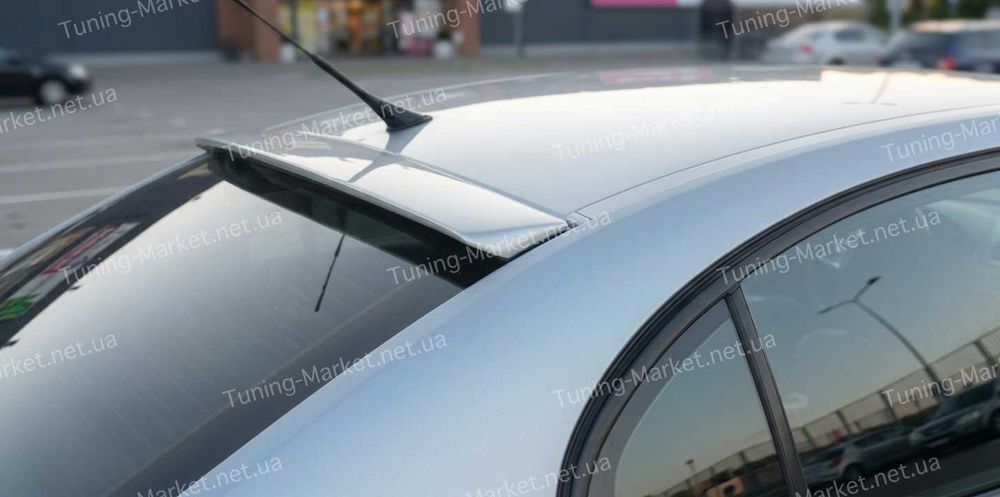 Лип спойлер на крышку багажника Opel Vectra C, Козырек на заднее стекло Опель Вектра Ц