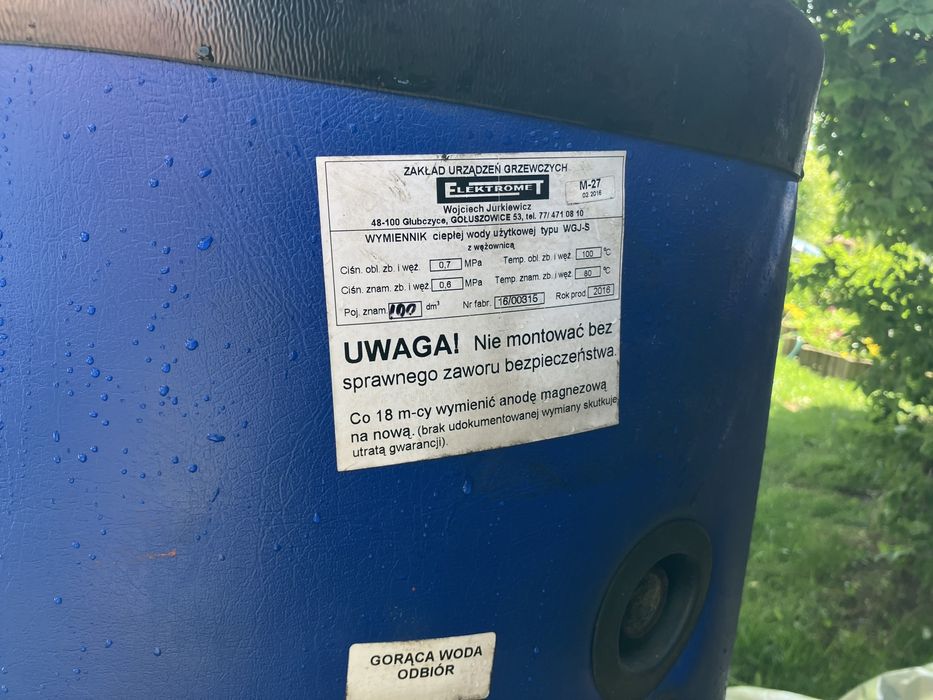 Wymiennik ciepłej wody