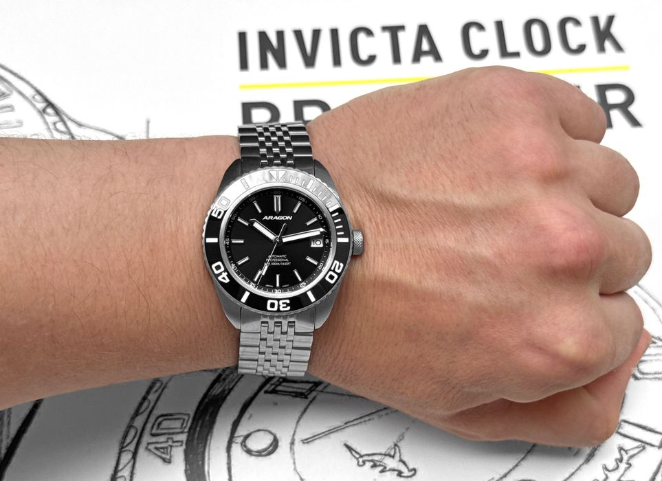 Годинник механічний Aragon Divemaster EVO 40 mm. Ceramic Sapphire 500 MT.