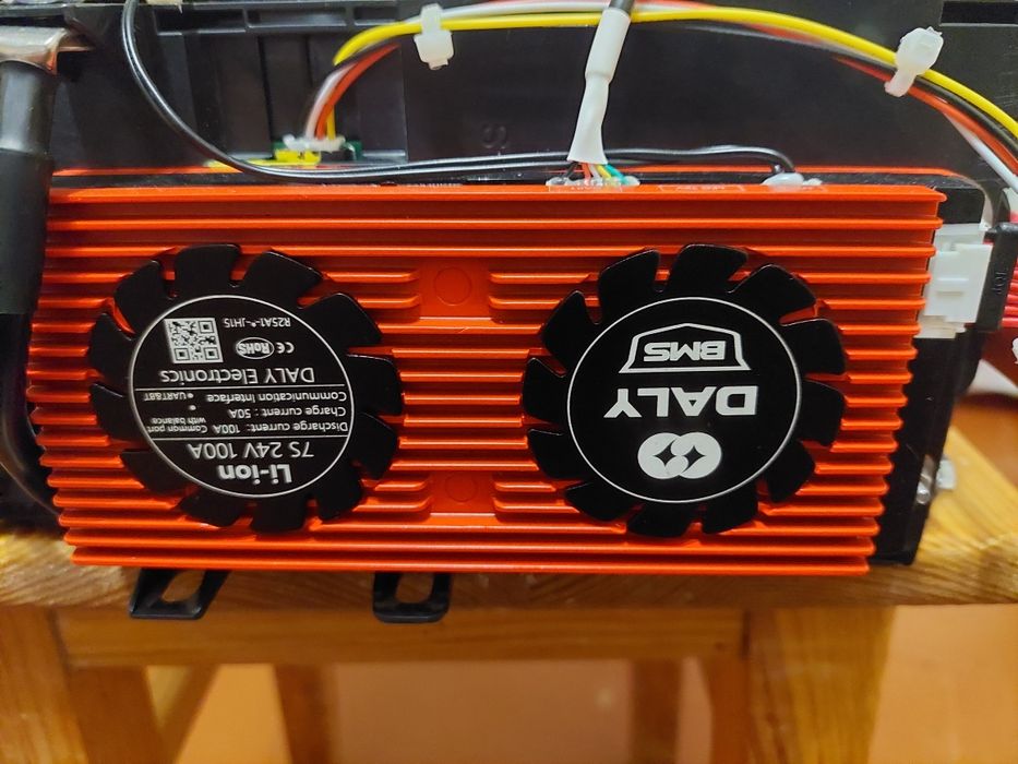 Акумулятор 7s2p li-ion 29.2v 120a з bms платою 24 вольта 100 ампер