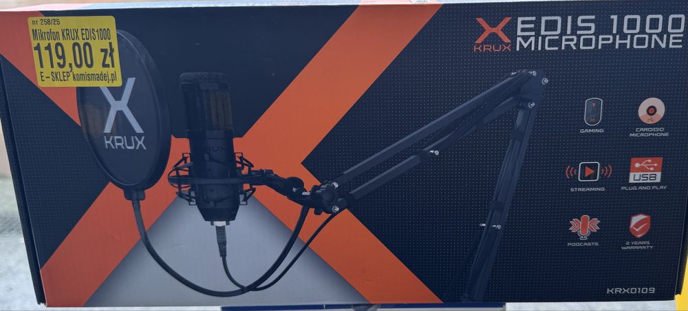 Mikrofon Krux Edis 1000 Komis Madej Sc