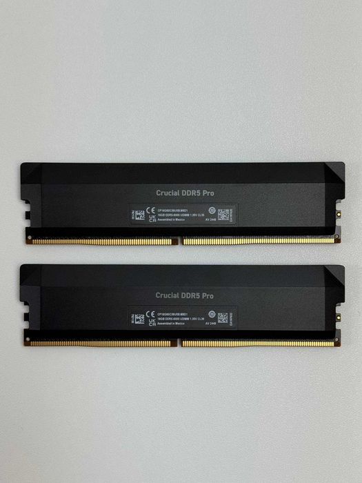 Оперативна пам'ять Crucial Pro RAM DDR5 DIMM Kit 2x16GB 6000MHz CL36