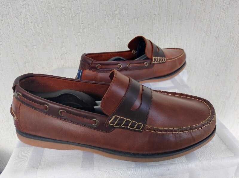 Туфли топсайдери кожанние Marks&Spencer collection р.44
