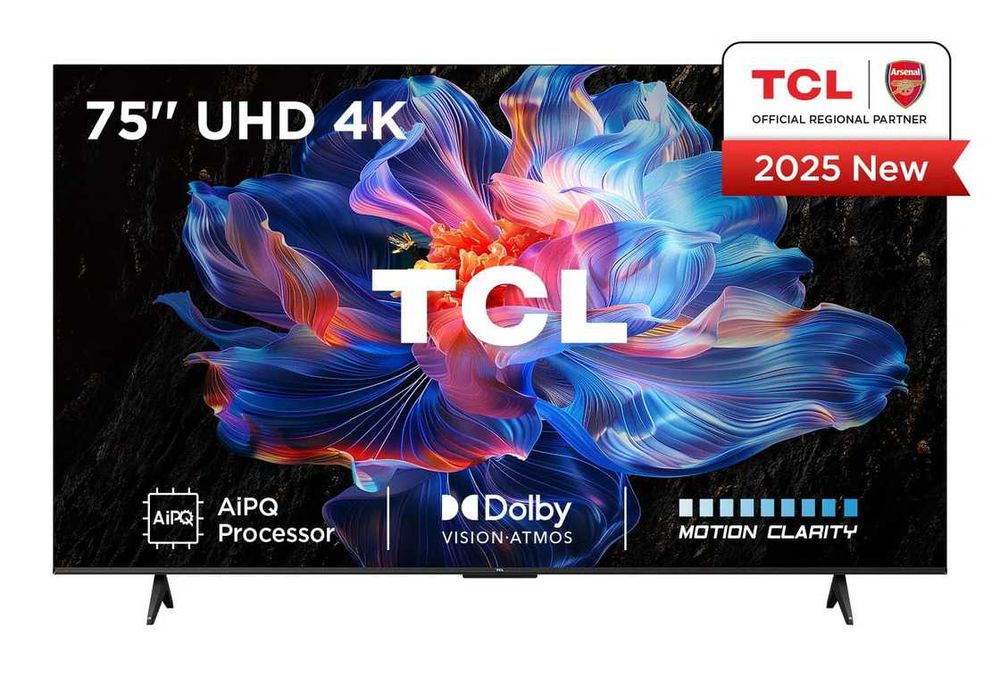 Телевізор TCL 75V6C UHD 4K Google TV Dolby Atmos (2025): 32 912