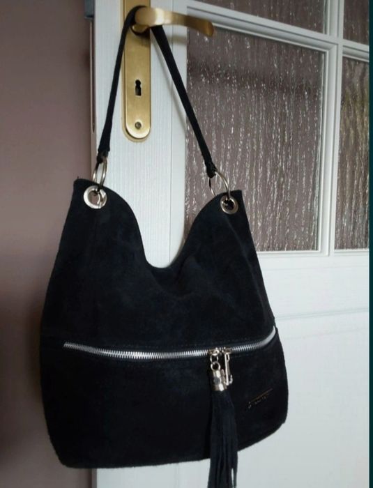 Torba damska zamszowa  Vittoria Gotti  Nowa
