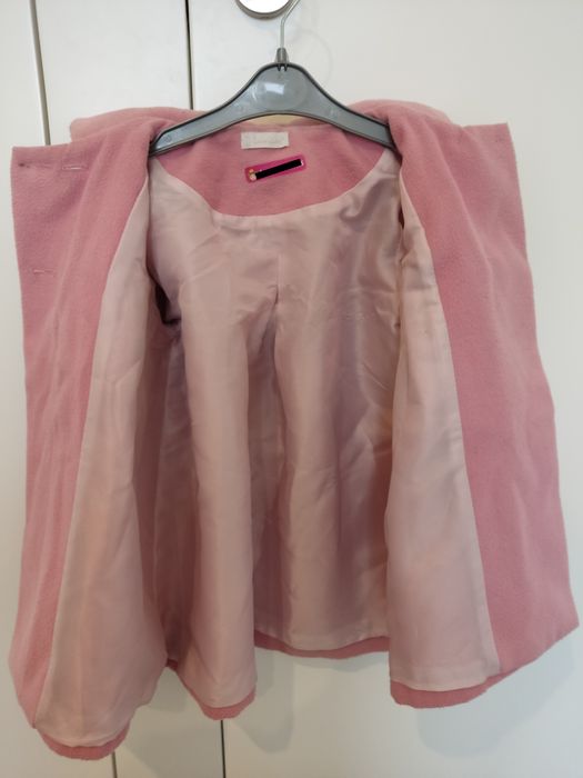 Casaco menina cor de rosa 18 meses