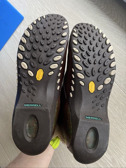 Zimowe damskie botki Merrell Illusion Cuff jak nowe vibram skóra 40