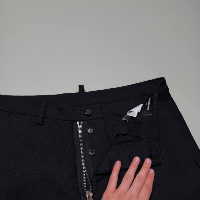 Spodnie Dsquared2 – Wool Blend, Cropped Tailored, Made in Italy