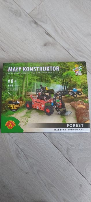 Mały konstruktor Forest Maszyny budowlane Aleksander 194 elementy