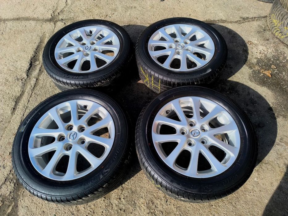 5x114,3 Felgi Aluminiowe Alufelgi 5x114 Koła Letnie Lato Mazda 3 5 6 MPV PREMACY Kia 16 ceed cee'd soul Venga carens Optima i30 HYUNDAI elantra ix20 ix35 MITSUBISHI 4,5mm Legnica ALU-RAD 205/55