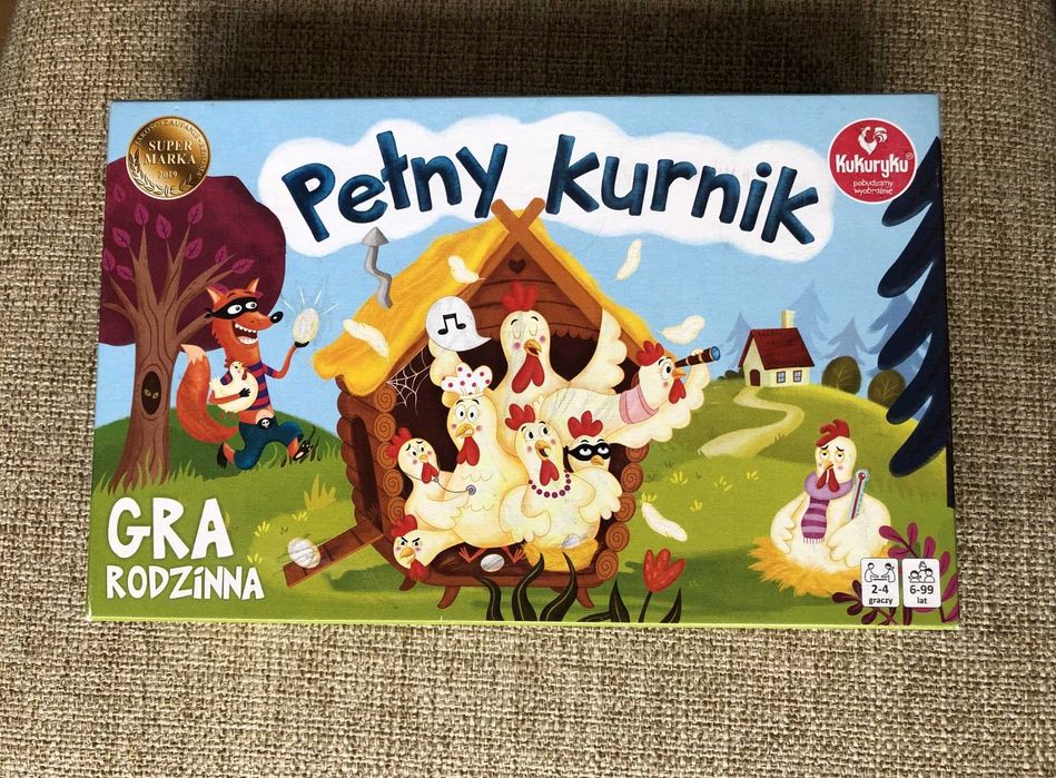 Gra planszowa Pełny kurnik (planszowe 5+) Rodzinna zabawa