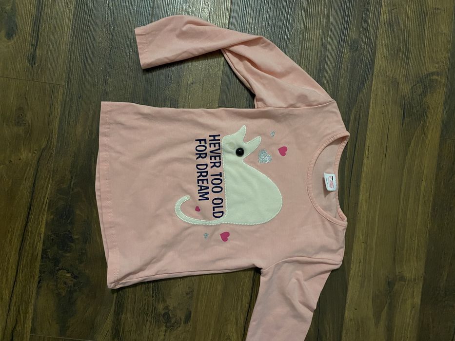 Zestaw bluzka, legginsy i kamizelka 116/122