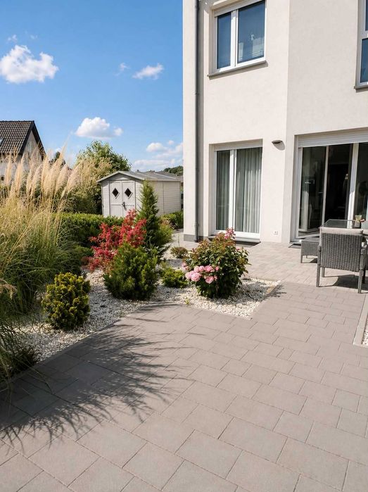 Nowoczesny dom w zabudowie bliźniaczej | Dąbrówka, gm. Dopiewo | 87 m² | 2 miejsca parkingowe
