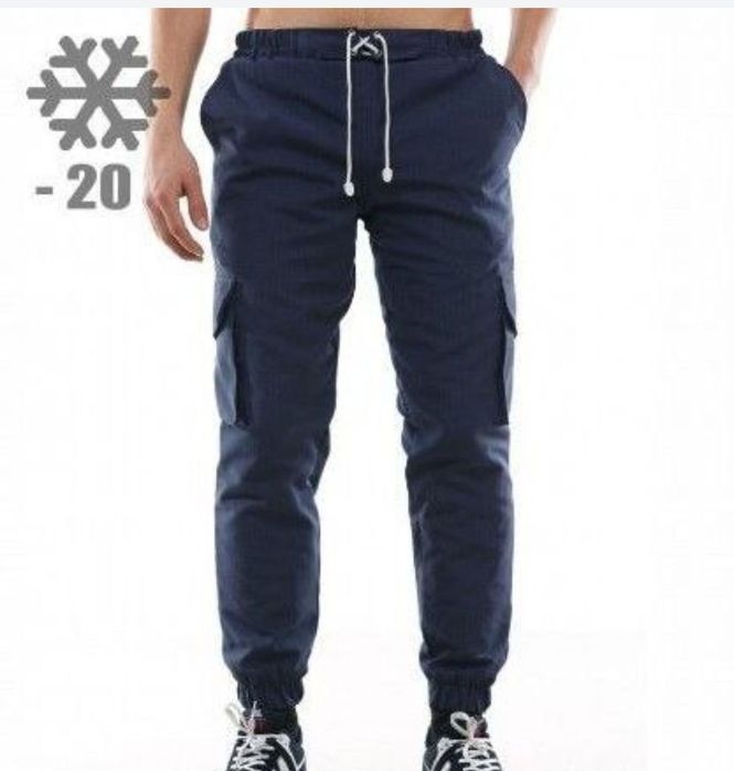 Зимові штани карго на флісі зимние штаны на флисе Ястреб