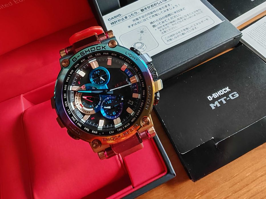 Casio G-Shock MTG-B1000VL-4AER Volcanic Lightning Limited (świet. st.)