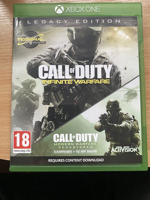 Call of Duty Infinite Warfare i MW remaster XBOX ONE