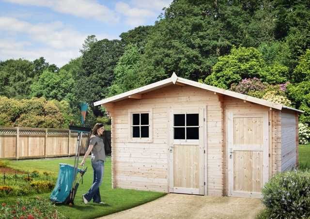 Domek ogrodowy 4x3 Narcyz drewniany narzędziowy Montaż