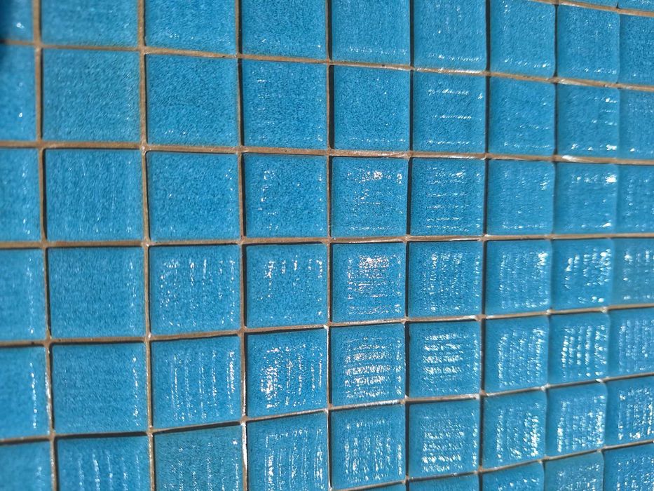 Mosaico pastilhas azul (segmento luxo)