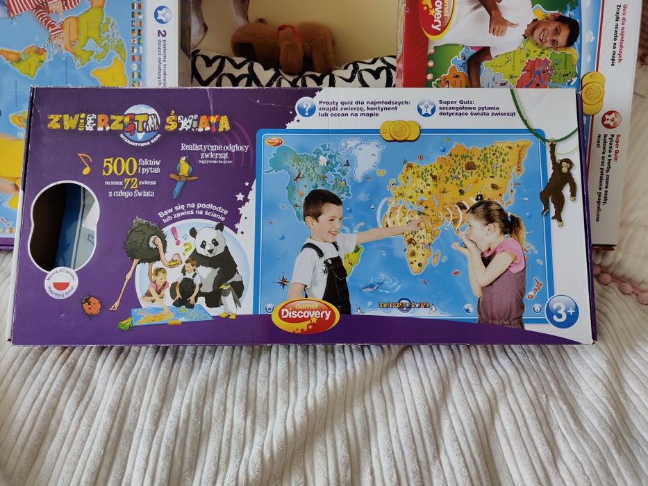 Dumel Discovery interaktywna mapa Polski świata zwierzęta unikaty