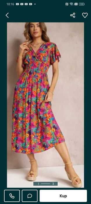 Nowa sukienka kolorowa