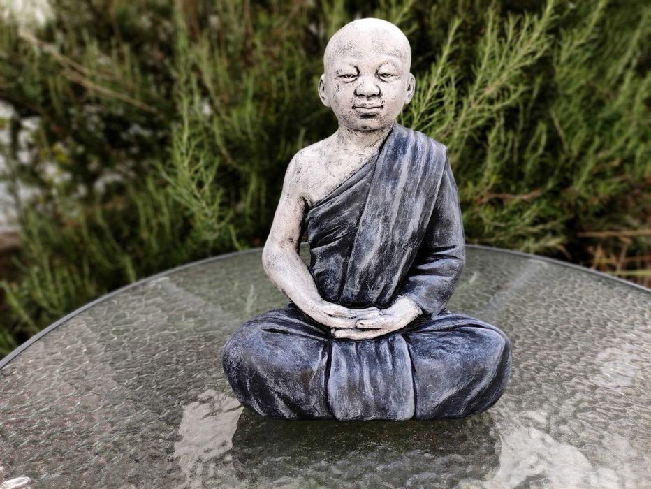 Buda em pedra - decoração casa & jardim