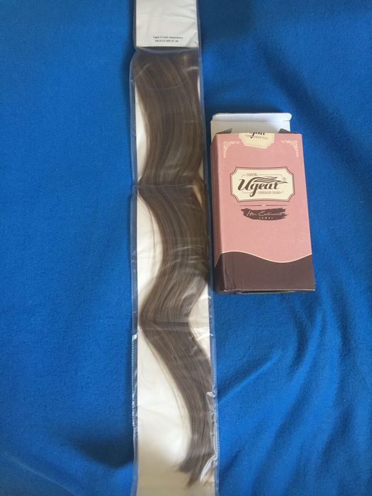Волосся для нарощення натуральне на стрічках virgin remy 50g, 60cm