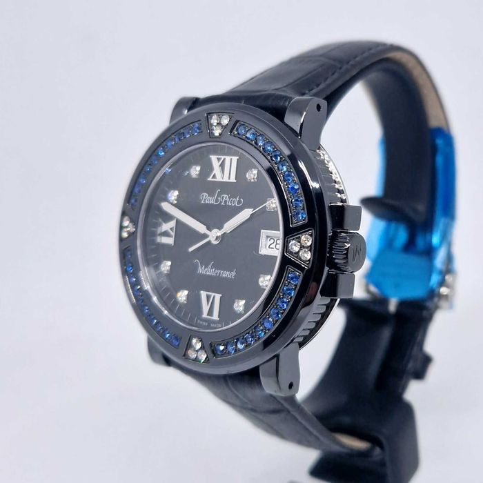 Promocja Paul Picot Mediterranee P4106 Diamonds sapphires