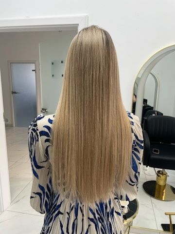 Przedłużanie włosów 350 zł keratyna Salon Gdańsk