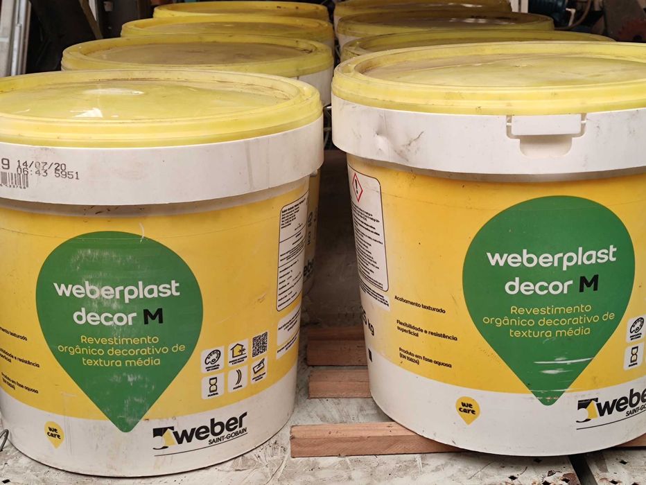 Weberplast decor, revestimento decorativo, branco