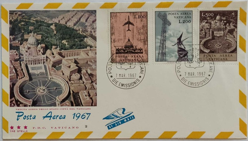 Watykan poczta lotnicza 1967