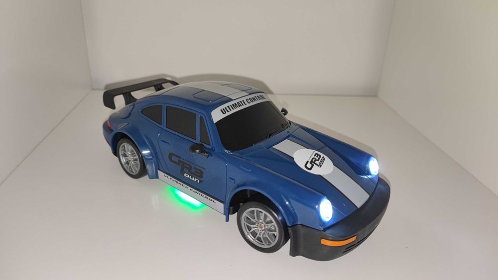 Auto do driftu zdalnie sterowane RC Biało Niebieskie