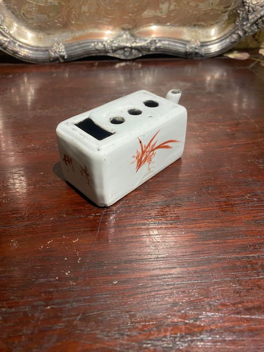 Lava pincéis Porcelana Chinesa Séc XVIII 8,5 cm Companhia das índias