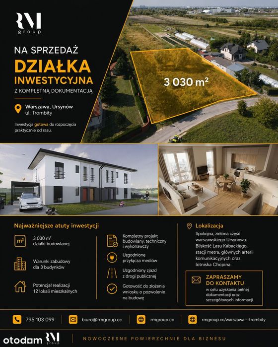 Działka budowlana, Trombity