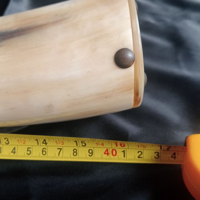 Caravela em corno/chifre artesanal