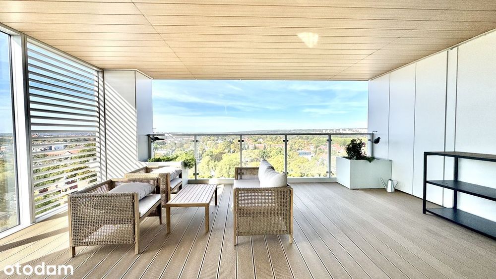 Nowoczesny i luksusowy apartament z tarasem w Centrum