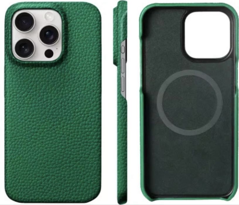Capa de Couro Premium com MagSafe para iPhone