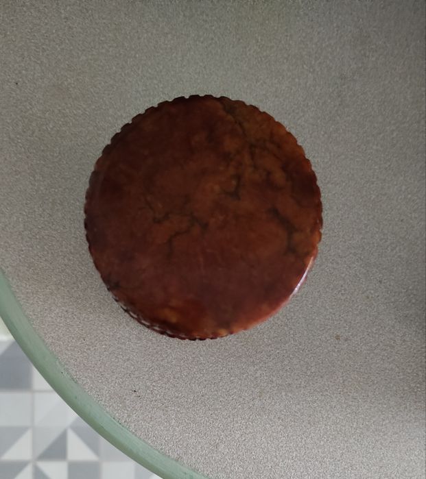 Cigarreira em pedra trabalhada