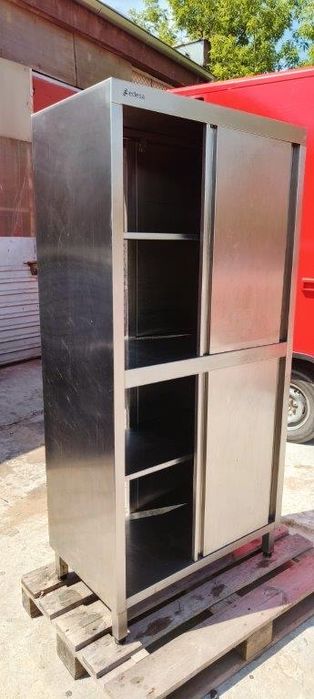 Szafa gastronomiczna ze stali nierdzewnej EDESA 88x50x180 cm | Stan BDB