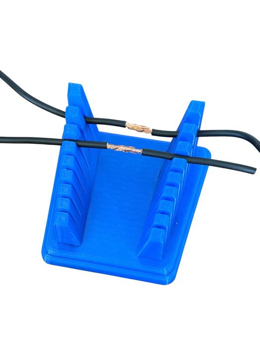 Solidny uchwyt lutowniczy „Trzecia ręka” do kabli–PETG |na 8 przewodów