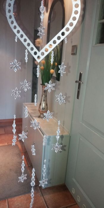 Łapacz snów ozdoba kryształki 116cm