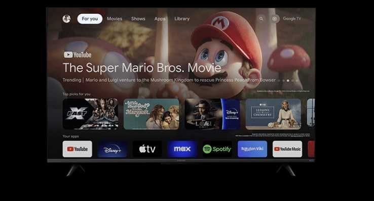 Telewizor Xiaomi TV A Pro 43  QLED 4K Google TV DVB-T2, Smart