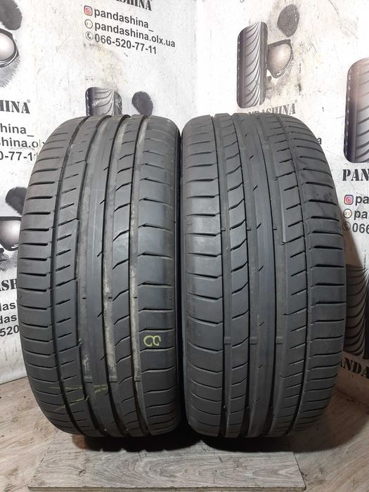 Шини 7,5мм 225/40 R18 CONTINENTAL ContiSportContact 5 б/у літо склад