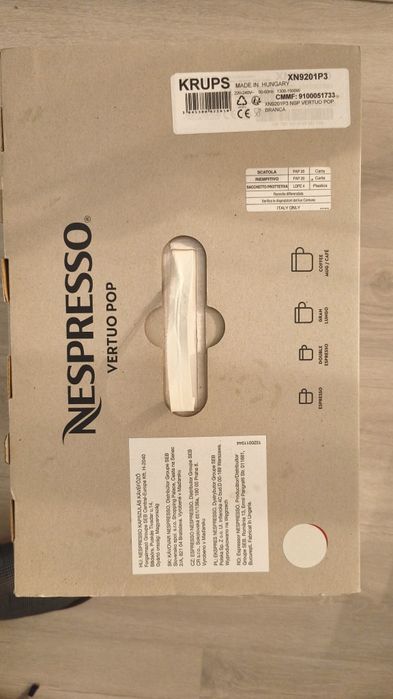 Máquina de café krups Nespresso cápsulas