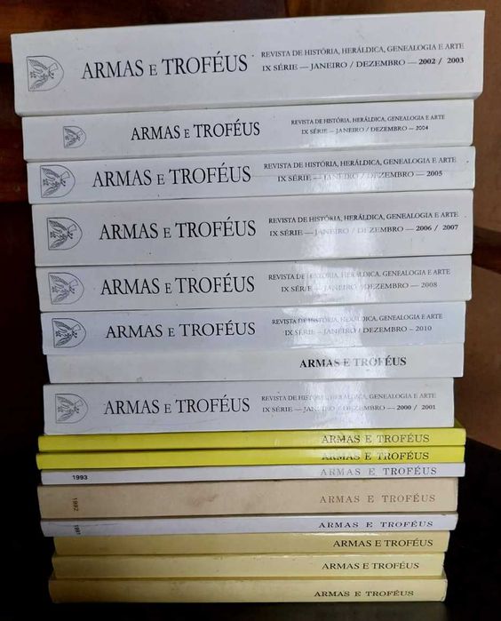 revista: Armas e Troféus, Instituto Português de Heráldica, até 2010