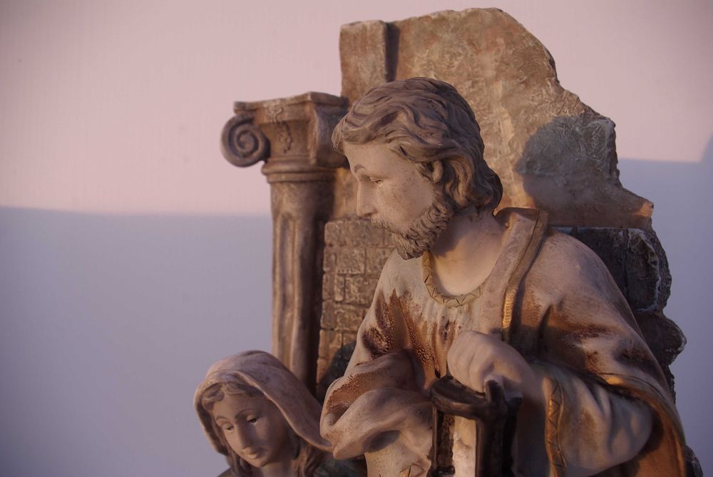 Sagrada Família, Escultura material Sintético/acrílico pintado.