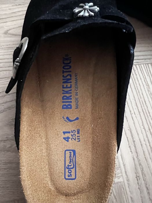 birckenstock x chrome hearts boston soft Footbed