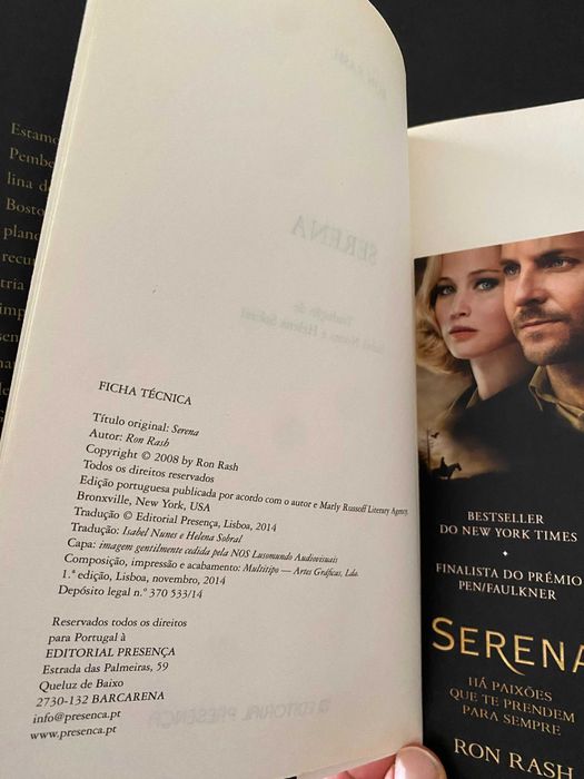 Livro Serena de Ron Rash