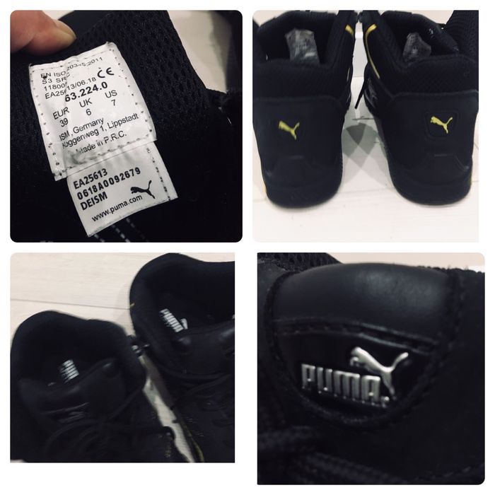 Черевики для роботи Puma Amsterdam. Розмір 39. Устілка 26 см .